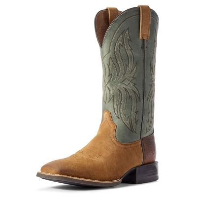 Ariat Western: Sport Rustler Botas Western Hombre - Marrones / Verde (ZLYBP0197)